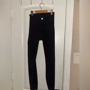 Black LuLuLemon Leggings Size 2